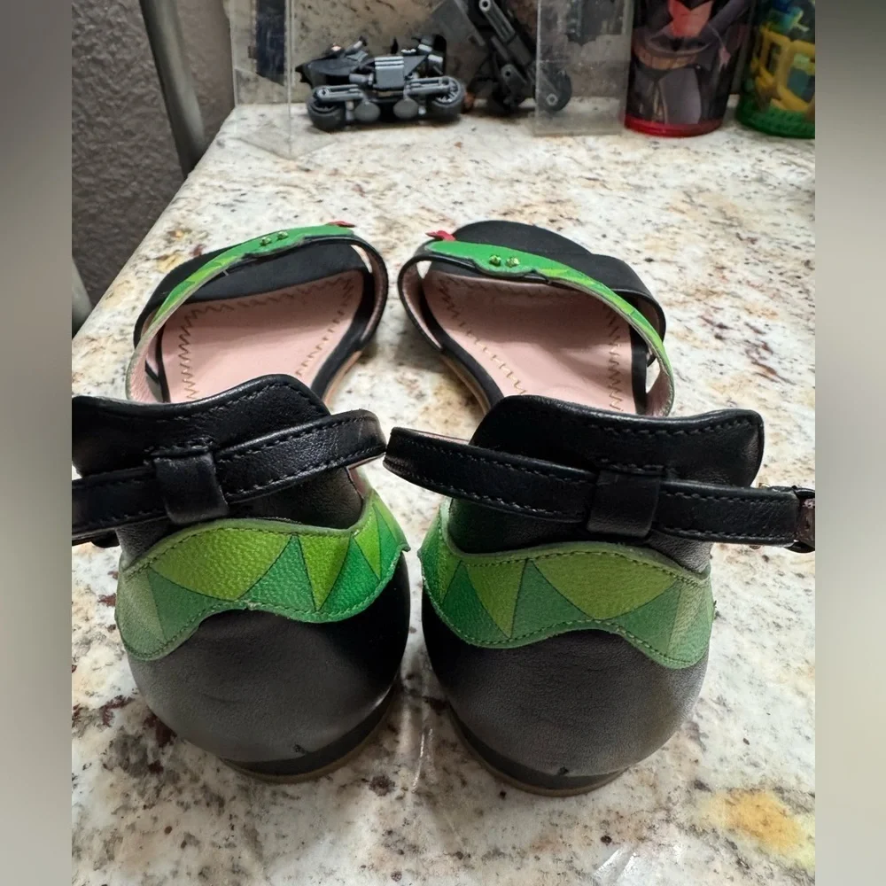 Moschino Cheap and Chic RARE Snake Sandals Women’s Size IT 36 US 6 Green Black